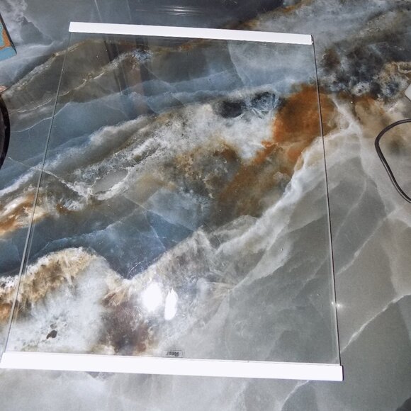 DA97-20645A Genuine Samsung Refrigerator Freezer Glass Shelf RS27T5200SR - Picture 1 of 5